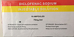 Diclofenac sodium injection