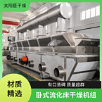TAYACN Drying Calcium gluconate ZLG series vibration fluidized bed dryer