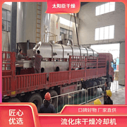 TAYACN Drying polystyrene ZLG series vibration fluidized bed dryer