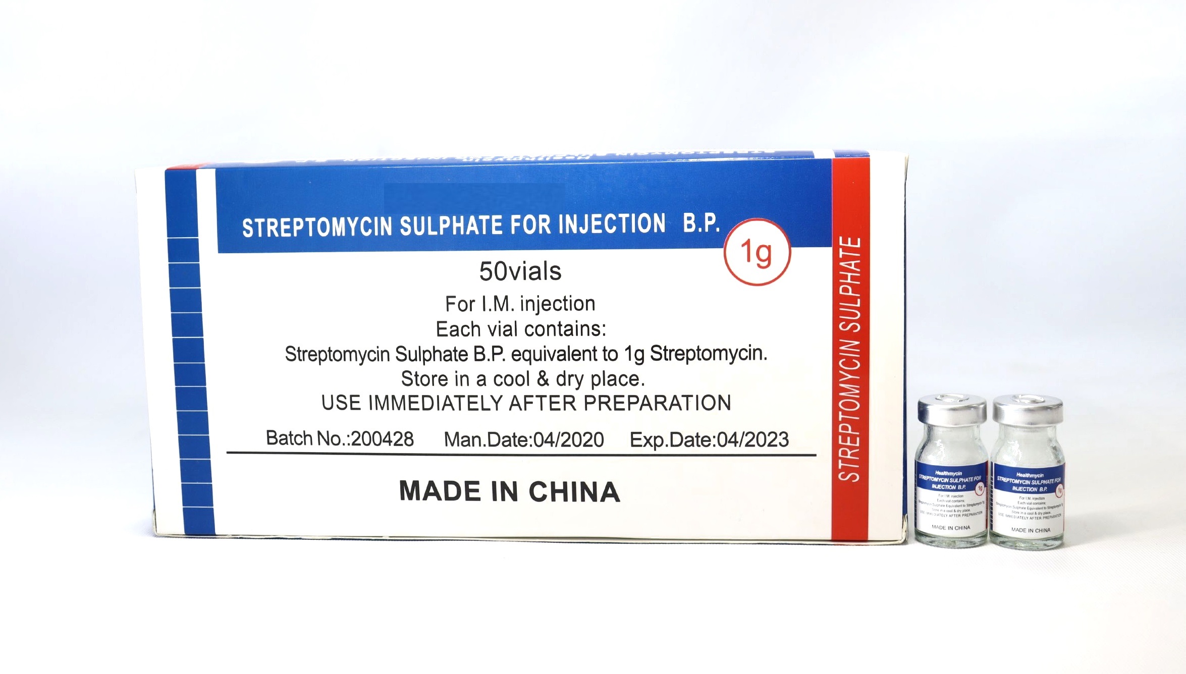 Streptomycin sulfate for injection 1g