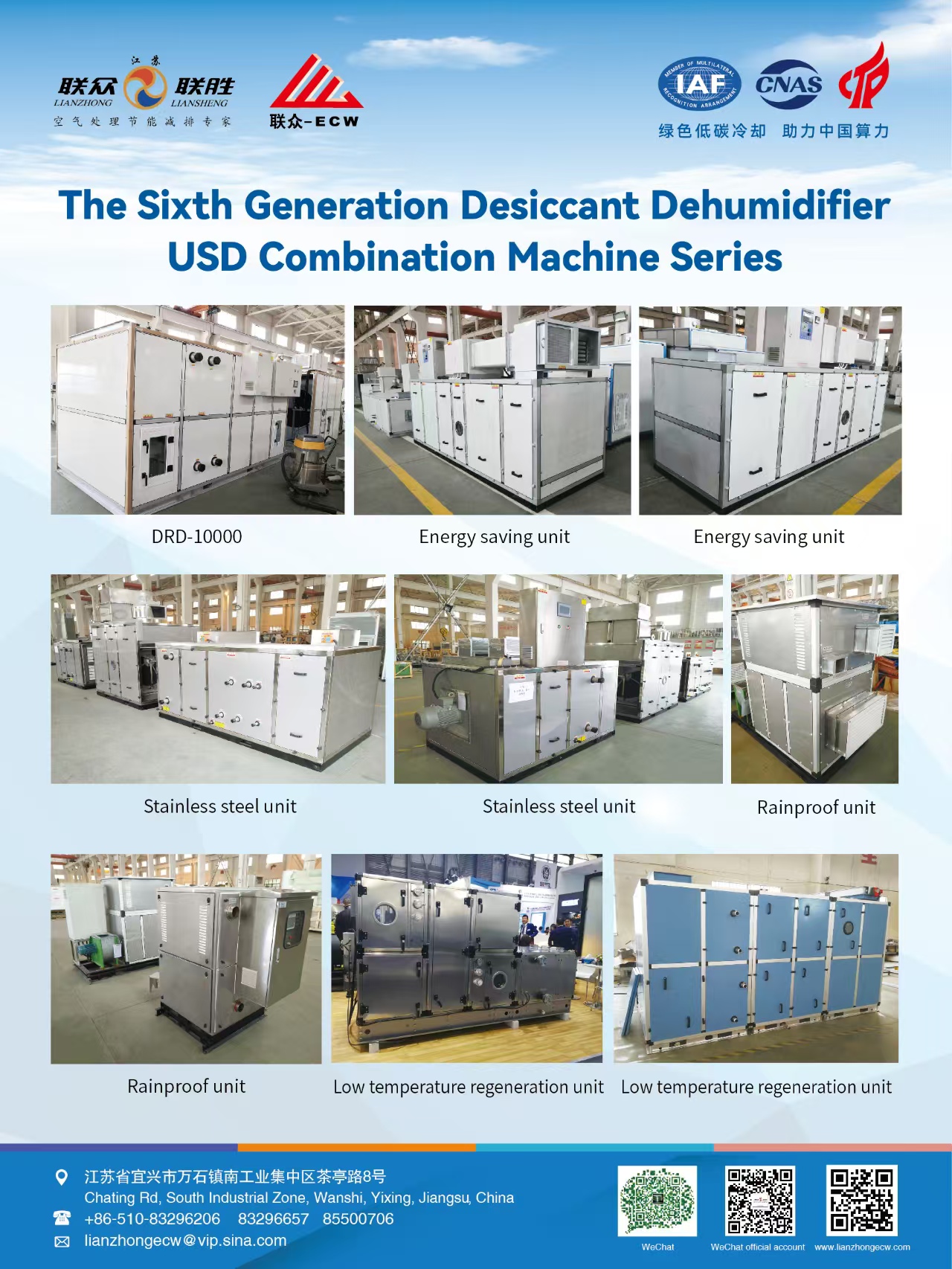 Desiccant wheel dehumidifier  