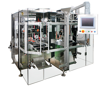 Continuous Twin Bag From,Fill and Seal Machine