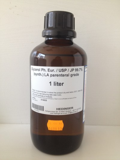 Glycerol Ph. Eur./USP/JP 99.7% (synth.) LA parenteral grade
