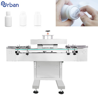 Automatic Electromagnetic Induction Aluminum Foil Lid Sealing Machine Plastic Bottle Capping Sealer 