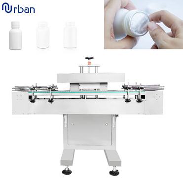 Automatic Electromagnetic Induction Aluminum Foil Lid Sealing Machine Plastic Bottle Capping Sealer 