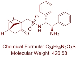 N-((1R,2R)-2-amino-1,2-diphenylethyl)-1-((1R,4S)-7,7-dimethyl-2-oxobicyclo[2.2.1]heptan-1-yl)methane