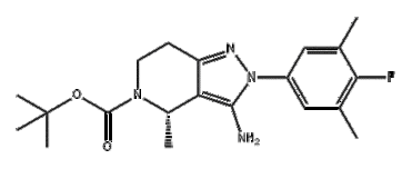 5H-Pyrazolo[4,3-c]pyridine-5-carboxylic acid, 3-amino-2-(4-fluoro-3,5-dimethylphenyl)-2,4,6,7-tetrah
