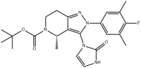 5H-Pyrazolo[4,3-c]pyridine-5-carboxylic acid, 3-(2,3-dihydro-2-oxo-1H-imidazol-1-yl)-2-(4-fluoro-3,5