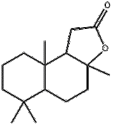 decahydro-3a,6,6,9a-tetramethylnaphtho[2,1-b]furan-2(1H)-one