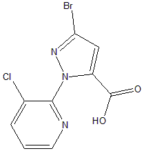 3-Bromo-1-(3-chloropyridin-2-yl)-1H-pyrazole-5-carboxylic acid