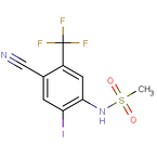 N-[4-cyano-2-iodo-5-(trifluoromethyl)phenyl]methanesulfonamide