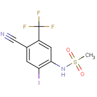 N-[4-cyano-2-iodo-5-(trifluoromethyl)phenyl]methanesulfonamide
