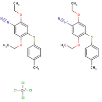 2,5-Diethoxy-4-[(4-methylphenyl)thio]-benzenediazonium tetrachlorozincate