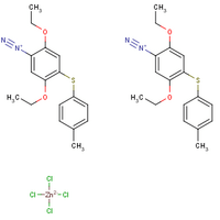 2,5-Diethoxy-4-[(4-methylphenyl)thio]-benzenediazonium tetrachlorozincate