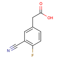 3-Cyano-4-fluorophenylacetic acid