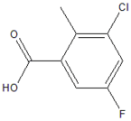 3-chloro-5-fluoro-2-methylbenzoic acid