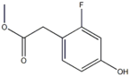 methyl 2-(2-fluoro-4-hydroxyphenyl)acetate