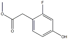 methyl 2-(2-fluoro-4-hydroxyphenyl)acetate