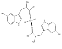 [Co(L-5-HTP)2Cl2] Coordination compounds of copper(ll) with L-5-hydroxytryptophan,C22H24N4O6Cl2Cu