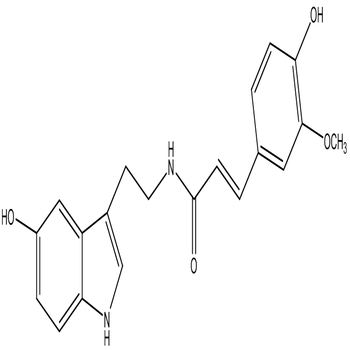 N-feruloyl serotonin,CAS:68573-23-16  