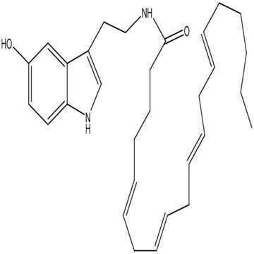 N-Arachidonoyl serotonin,AA-5HT,CAS:187947-37-1  