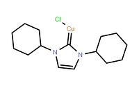 (1,3-Dicyclohexyl-1H-imidazol-2(3H)-ylidene)copper(III) chloride