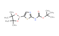 Tert-butyl 5-(4,4,5,5-tetramethyl-1,3,2-dioxaborolan-2-yl)thiazol-2-ylcarbamate