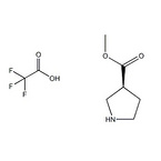 methyl (3S)-pyrrolidine-3-carboxylate; trifluoroacetic acid