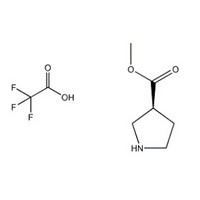 methyl (3S)-pyrrolidine-3-carboxylate; trifluoroacetic acid