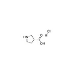 (3R)-pyrrolidine-3-carboxylic acid hydrochloride