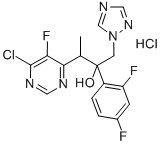 (2R, 3S / 2S, 3R) -3- (6-chloro-5-fluoropyrimidin-4-yl) -2- (2,4-difluorophenyl) -1- (1H-1,2,4 -Tria