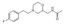 2-Acetylamidomethyl-4-(4-fluorobenzyl)morpholine