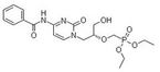 P-[[(1S)-2-[4-(Benzoylamino)-2-oxo-1(2H)-pyrimidinyl]-1-(hydroxymethyl)ethoxy]methyl]phosphonic acid