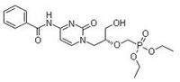 P-[[(1S)-2-[4-(Benzoylamino)-2-oxo-1(2H)-pyrimidinyl]-1-(hydroxymethyl)ethoxy]methyl]phosphonic acid