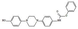 [4-[4-(4-Hydroxyphenyl)-1-piperazinyl]phenyl]carbamic acid phenyl ester