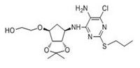 2-[[(3aR,4S,6R,6aS)-6-[[5-Amino-6-chloro-2-(propylthio)-4-pyrimidinyl]amino]tetrahydro-2,2-dimethyl-