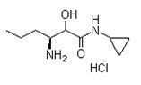 (3S)-3-Amino-N-cyclopropyl-2-hydroxyhexanamide hydrochloride