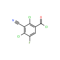 3-Cyano-2,4-dichloro-5-fluorobenzoylchloride