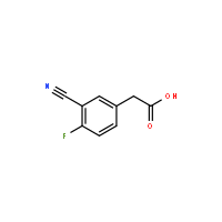 3-Cyano-4-fluorophenylacetic acid