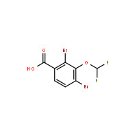 2,4-Dibromo-3-(difluoromethoxy)benzoic acid