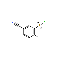 5-Cyano-2-fluorophenylsulfonyl chloride