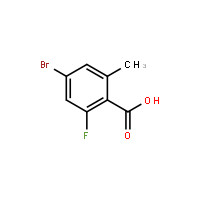 4-Bromo-2-fluoro-6-methylbenzoic acid