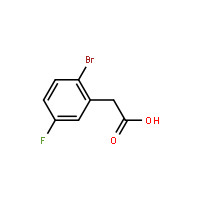 2-Bromo-5-fulorophenylacetic acid