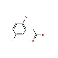 2-Bromo-5-fulorophenylacetic acid