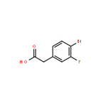 2-(4-Bromo-3-fluorophenyl)acetic acid