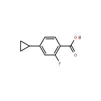 4-Cyclopropyl-2-fluorobenzoic acid