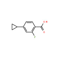 4-Cyclopropyl-2-fluorobenzoic acid