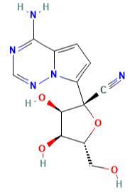 2-C-(4-Aminopyrrolo[2,1-f][1,2,4]triazin-7-yl)-2,5-anhydro-D-altrononitrile