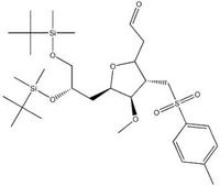 2-((2S,3S,4R,5R)-5-((S)-2,3-bis(tert-butyldimethylsilyloxy)propyl)-4-methoxy-3-(tosylmethyl)tetrahyd