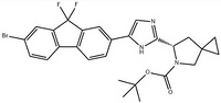 (6S)-6-[5-(7-Bromo-9,9-difluoro-9H-fluoren-2-yl)-1H-imidazol-2-yl]-5-azaspiro[2.4]heptane-5-carboxyl